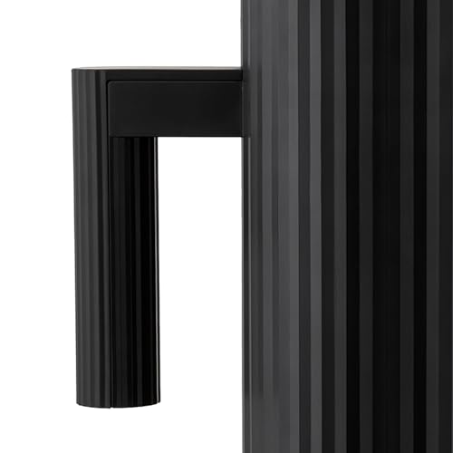 Alessi Plissé MDL12 B Caraffa Termoisolante Nera 100 cl