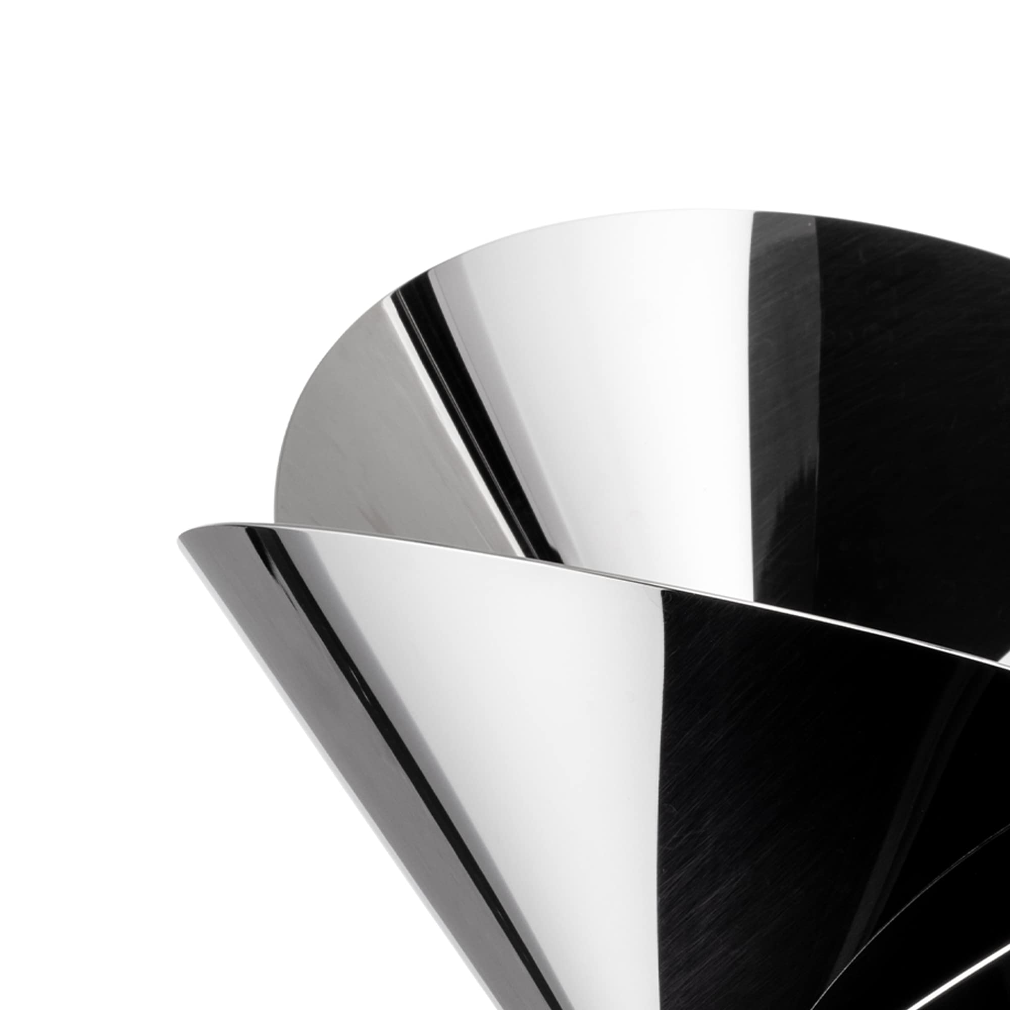 Alessi Harmonic ABI03 Cestino Acciaio 22 cm Lucido