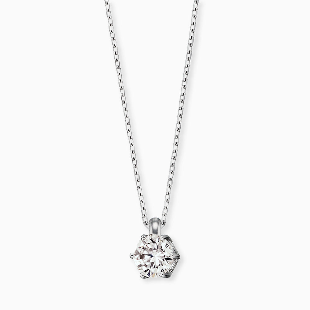 Engelsrufer Shiny collana argento 925 zirconia bianca