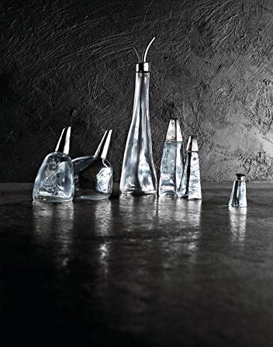 Alessi PZ04 Contenitore Olio Aceto Vetro Acciaio