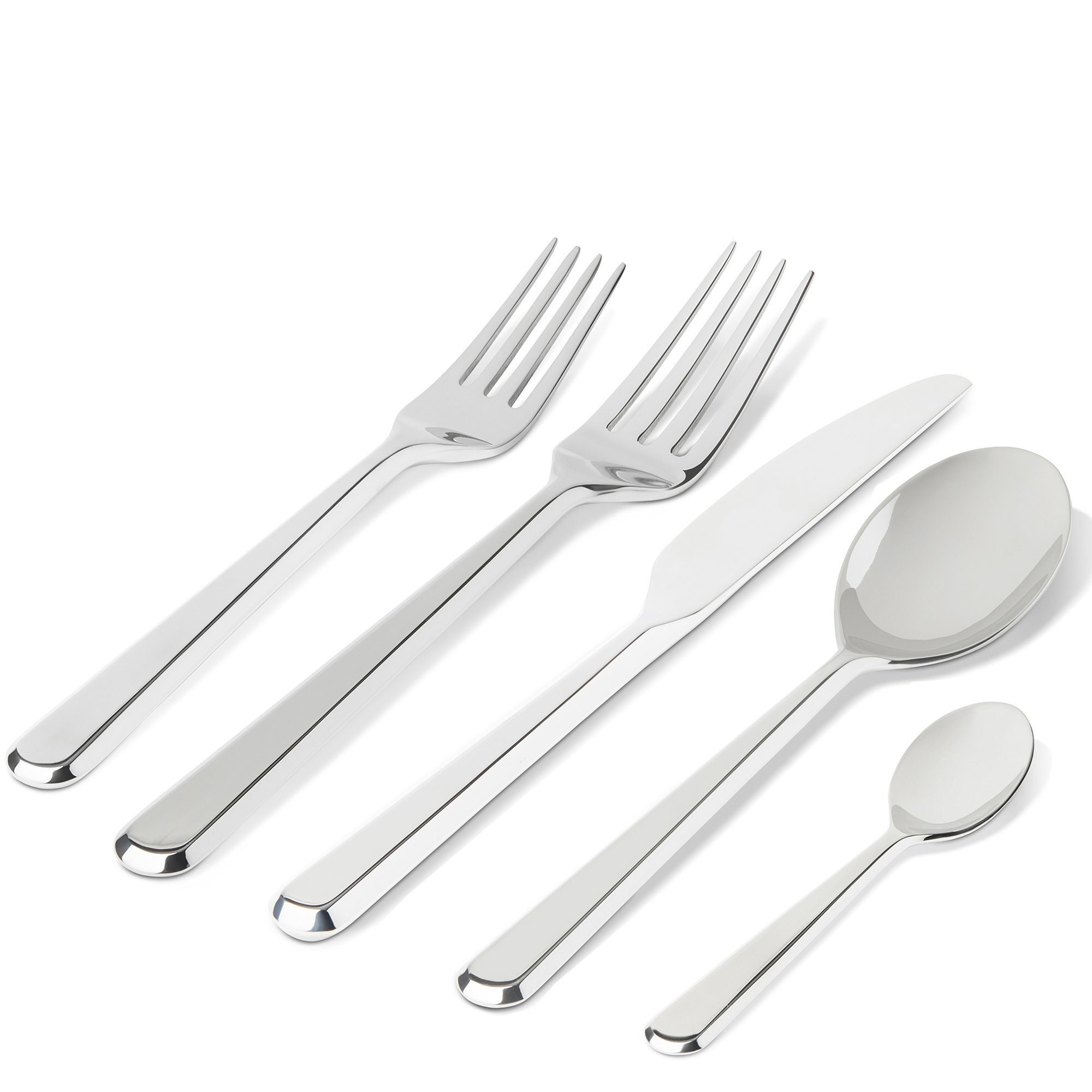Alessi Amici BG02/5 Forchetta Frutta Acciaio 16,5 cm