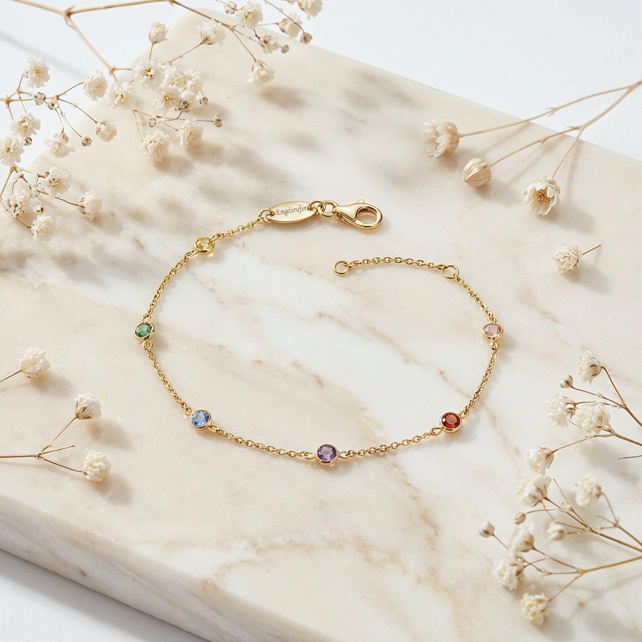 Engelsrufer Moonlight bracciale argento zirconia multicolor