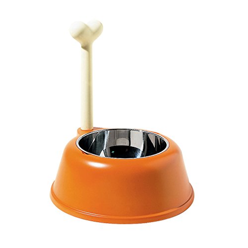 Alessi Lupita AMMI02 B ciotola per cani nera acciaio inox