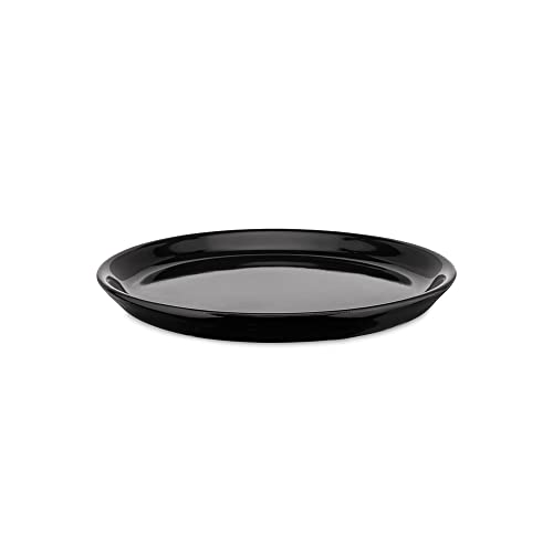 Alessi Tonale DC03/77 B piattini ceramica neri 4 pezzi