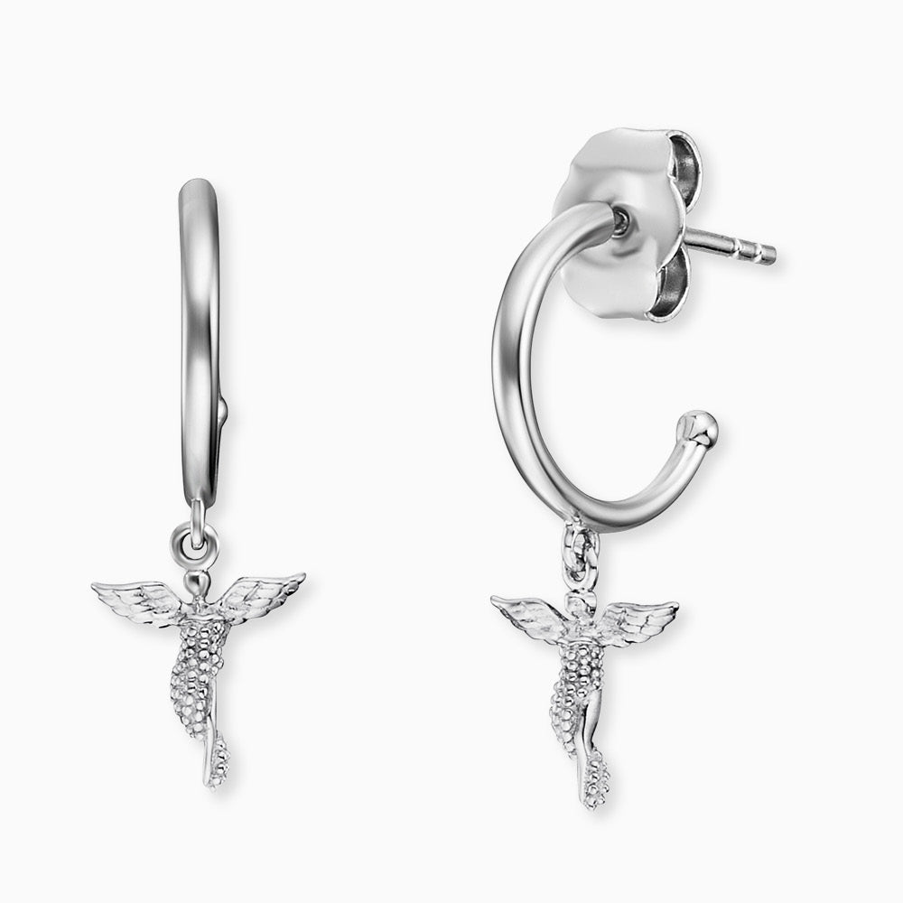 Engelsrufer orecchini lobo angelo custode argento 925