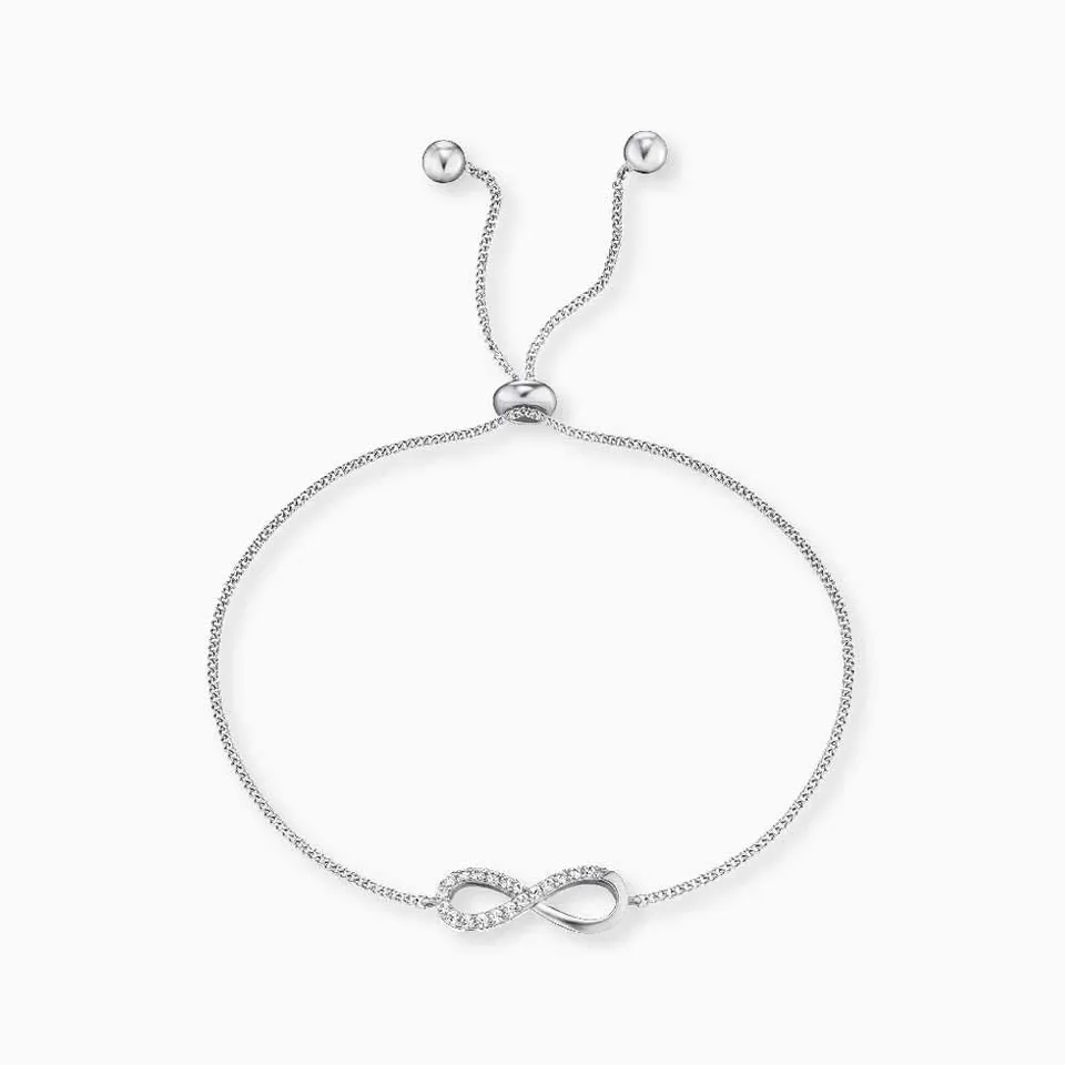 Engelsrufer Infinity bracciale argento 925 zirconia