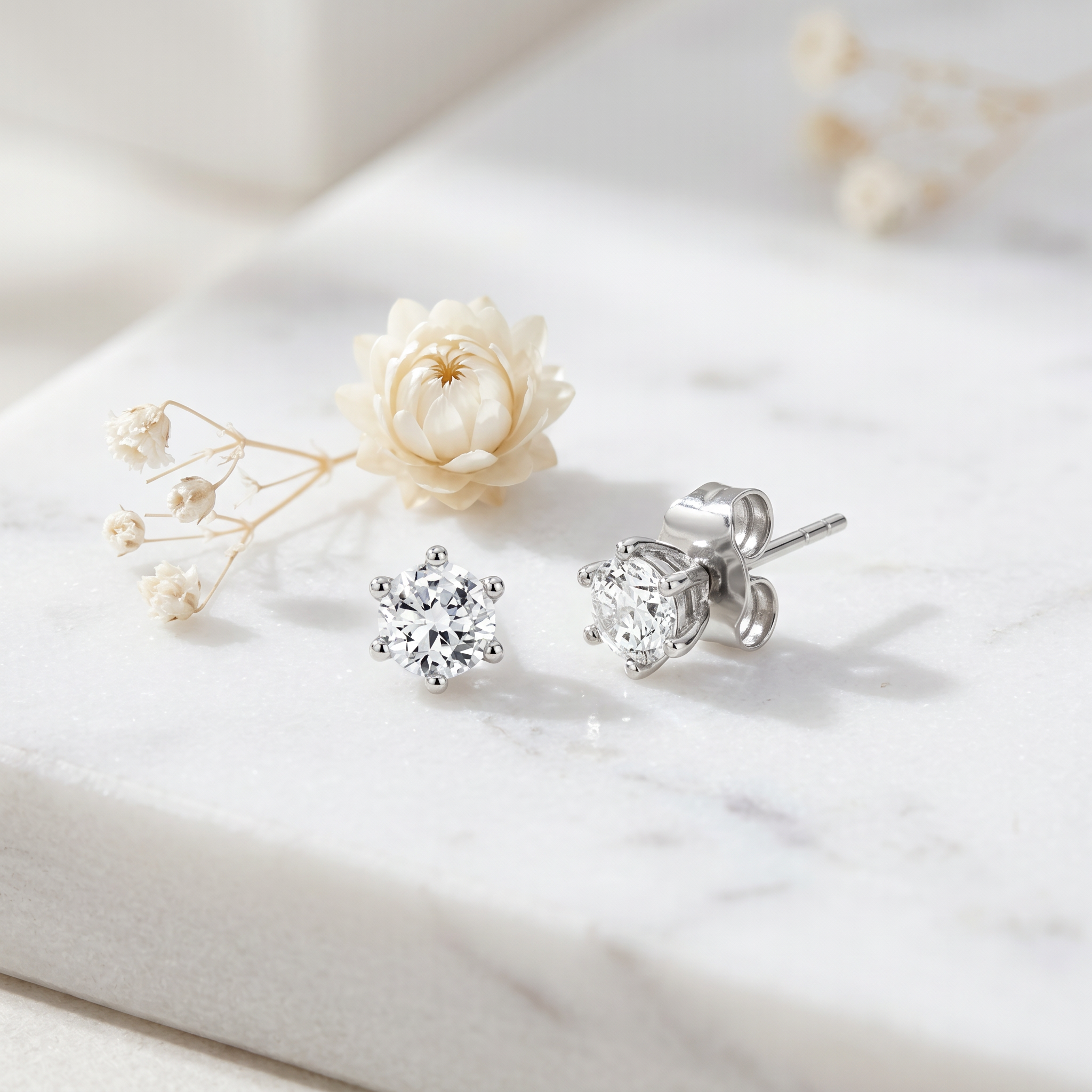 Engelsrufer Shiny orecchini argento zirconia 6 mm