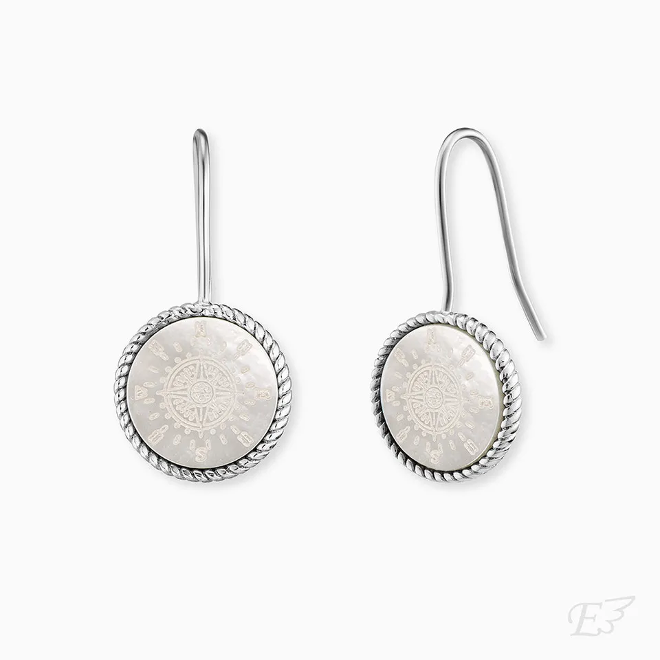 Engelsrufer Aloha Orecchini Argento 925 Bussola Madreperla