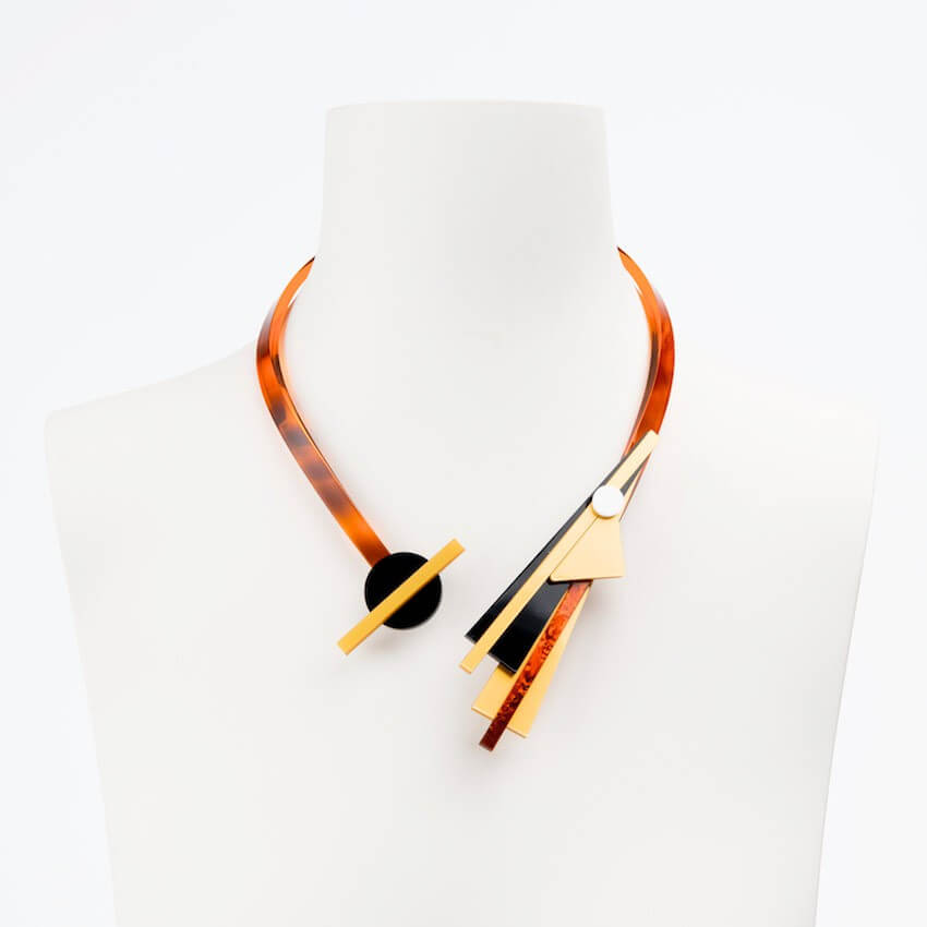 Chic Ad Hoc Kandinsky Collana girocollo fantasia