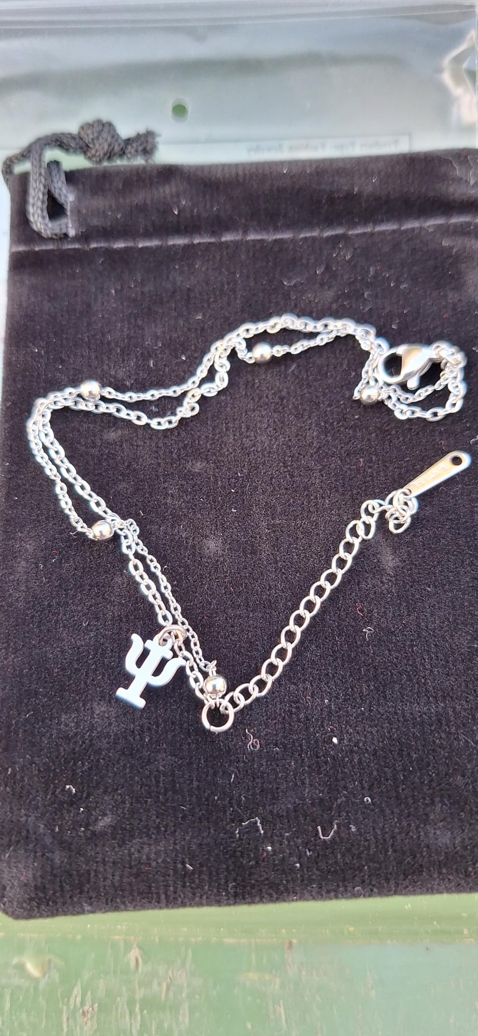 EUEAVAN bracciale Psi argento psicologia psicologo
