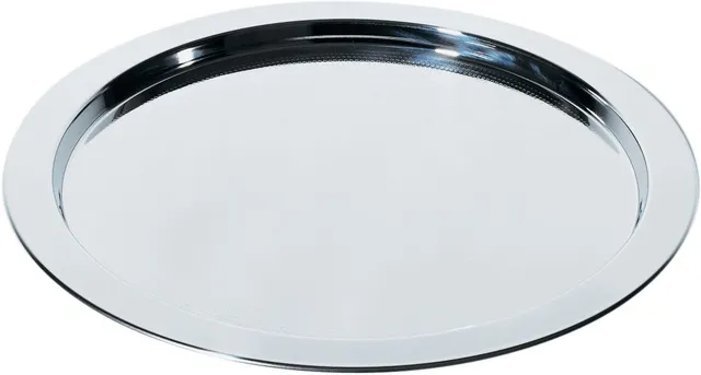 ALESSI Tavola 5001/37 guantiera rotonda acciaio 37cm Sottsass