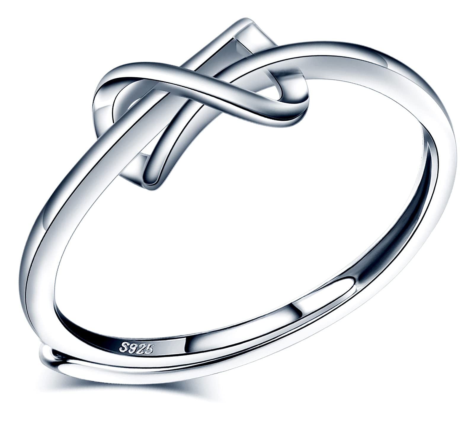 INFINIONLY Fashion Rings anello argento 925 infinito regolabile