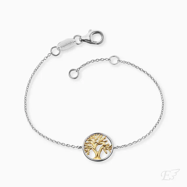 Engelsrufer Lebensbaum Bicolor bracciale argento 925