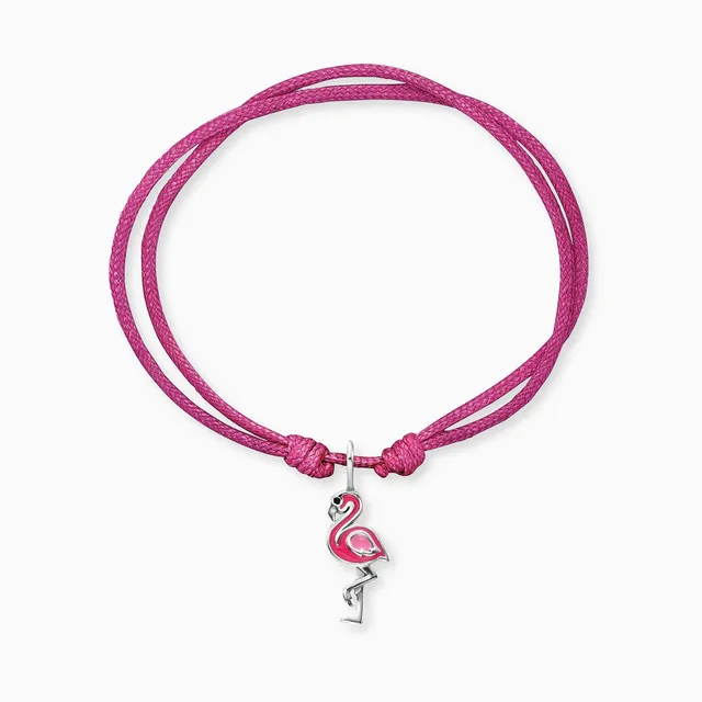 Engelsrufer Kinder Flamingo bracciale bambina smalto rosa