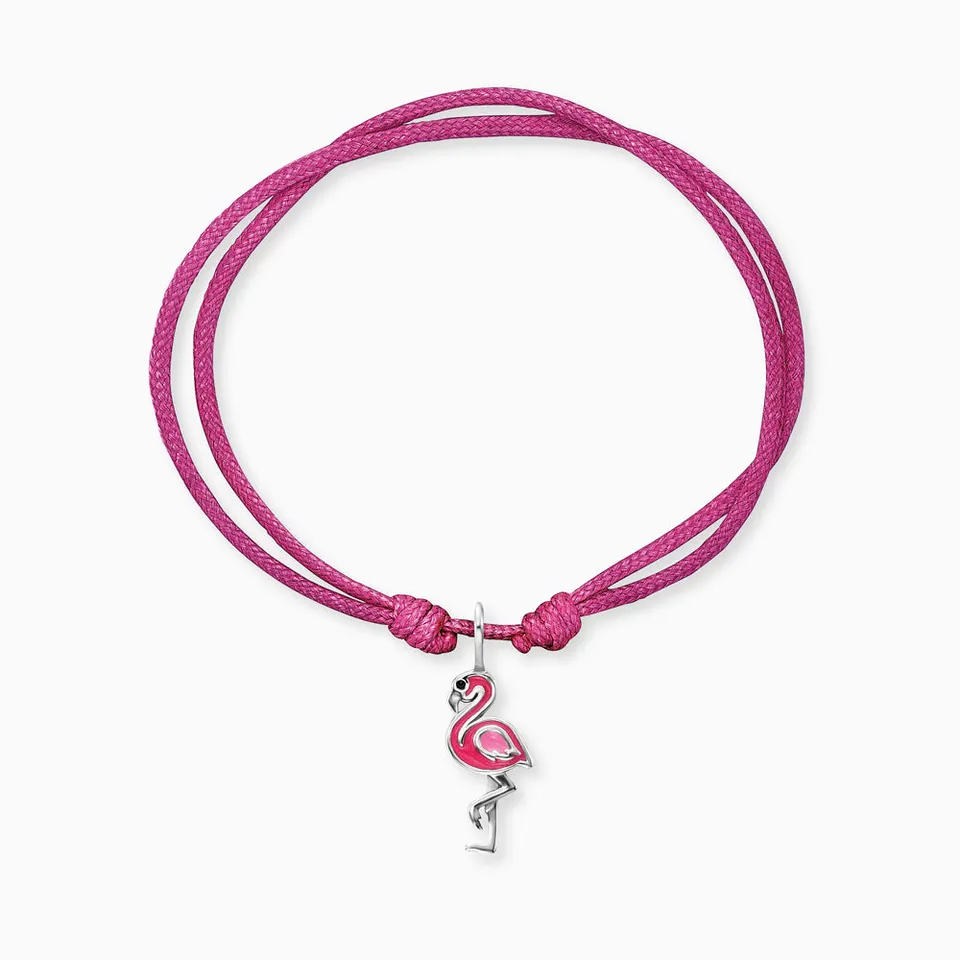 Engelsrufer Kinder Flamingo bracciale bambina smalto rosa
