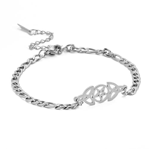 EUEAVAN Bracelets bracciale pentagramma stella celtico