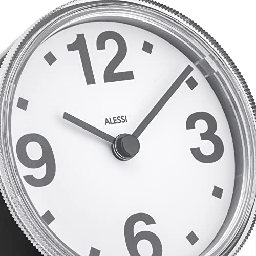 Alessi Cronotime 01 B orologio tavolo nero ABS