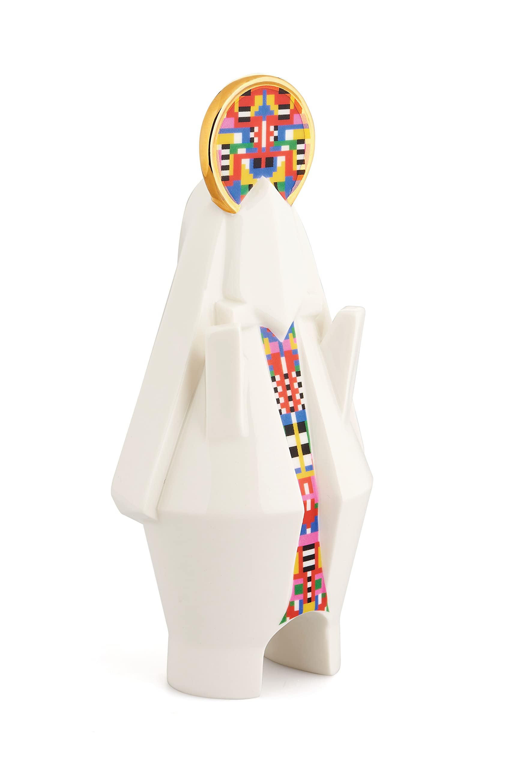 Alessi ESA05 2 statuina Madonna presepe porcellana