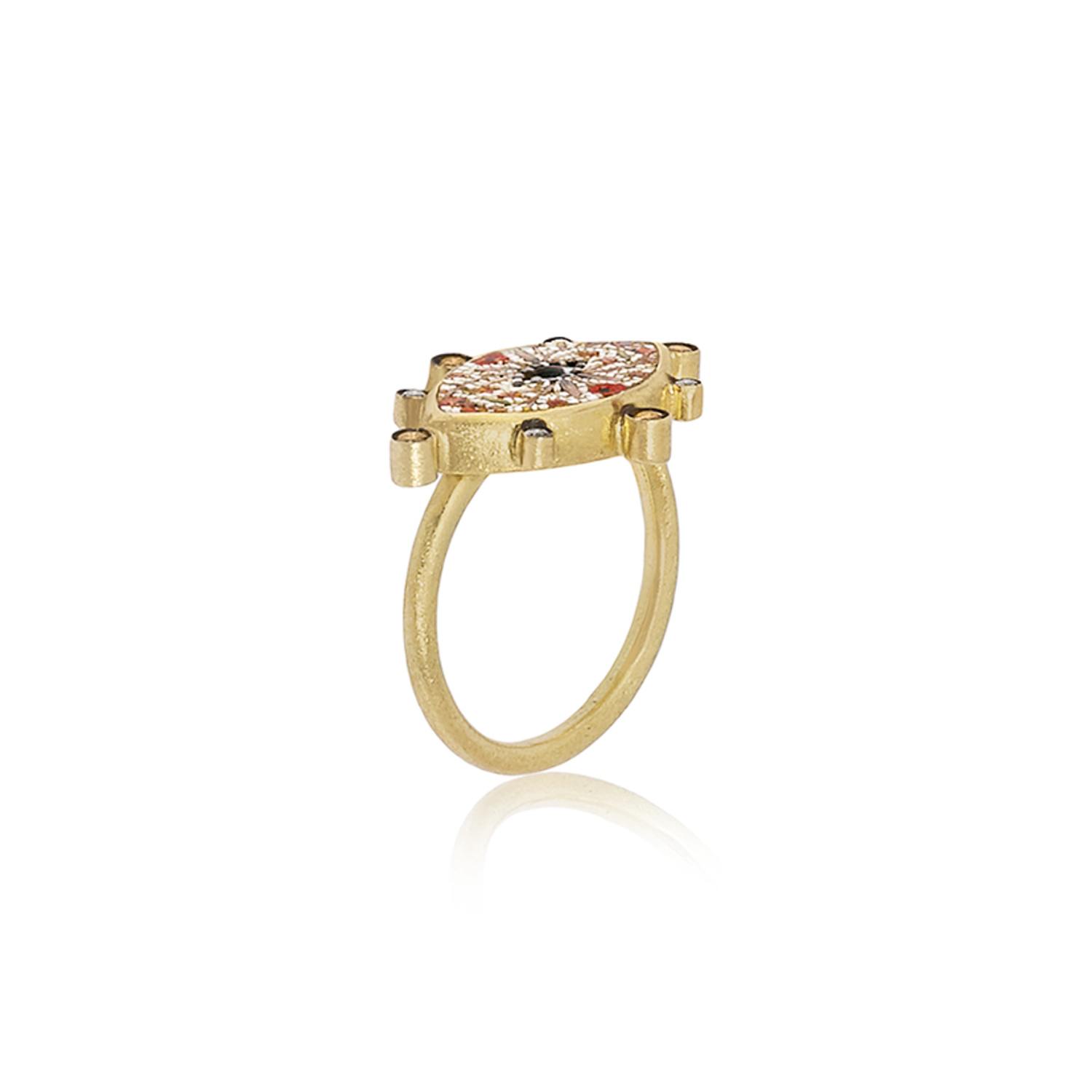 Le Sibille Lightray Anello oro giallo 18kt diamanti