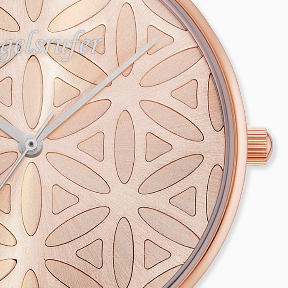 Engelsrufer Uhren Orologio Fiore Vita Oro Rosa Nabuk