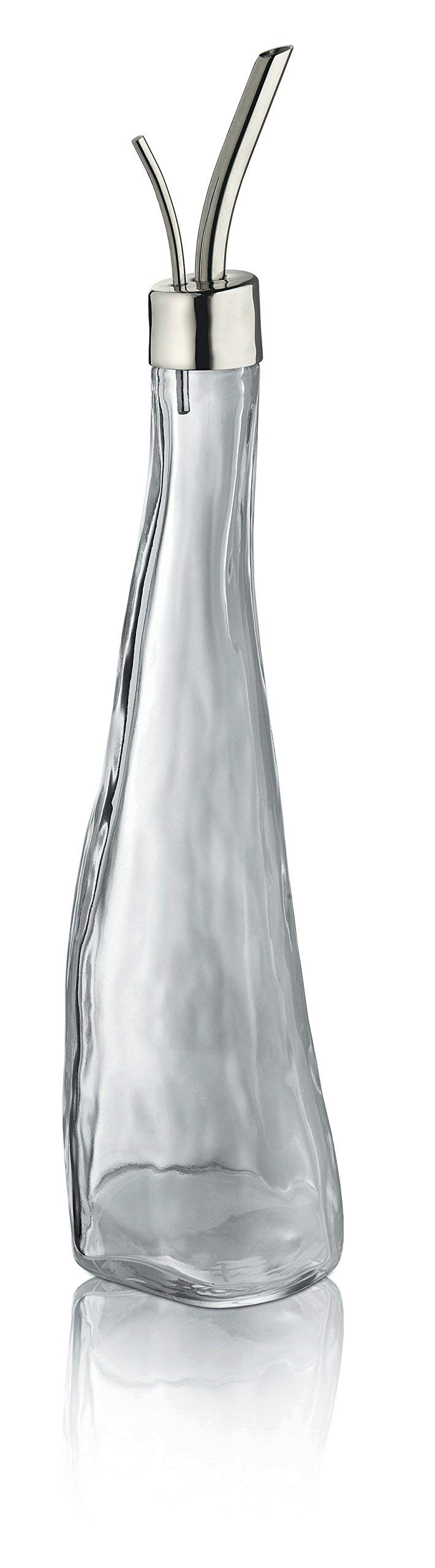Alessi PZ04 Contenitore Olio Aceto Vetro Acciaio