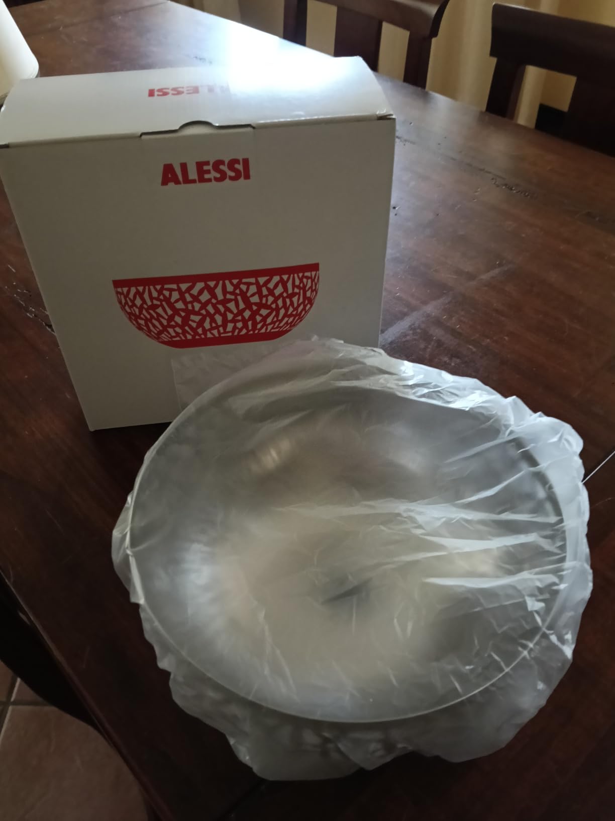 Alessi Cactus MSA04/21 fruttiera acciaio traforata 21 cm
