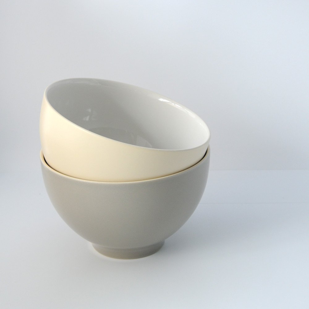 Alessi Tonale DC03/3 LG ciotola ceramica grigia 18 cm