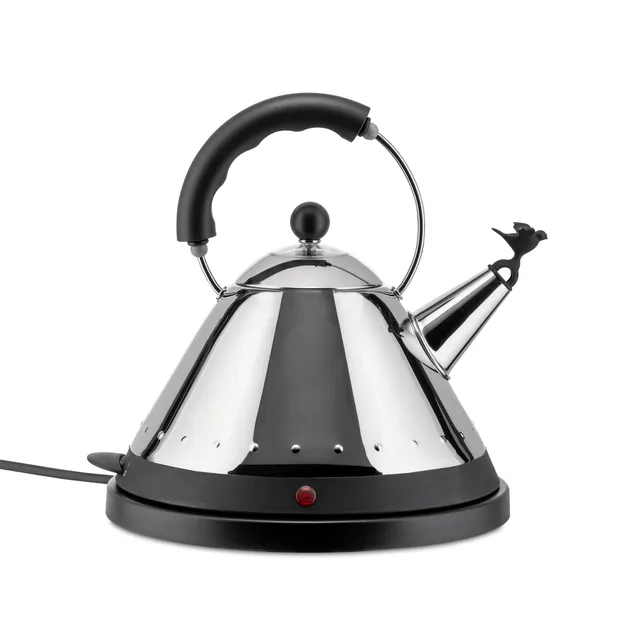 Alessi MG32 B Bollitore Elettrico Nero 1,5 L Acciaio Graves