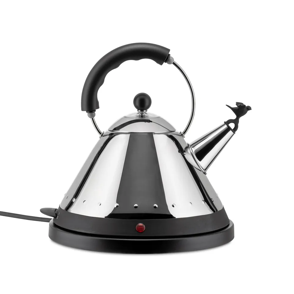 Alessi MG32 B Bollitore Elettrico Nero 1,5 L Acciaio Graves