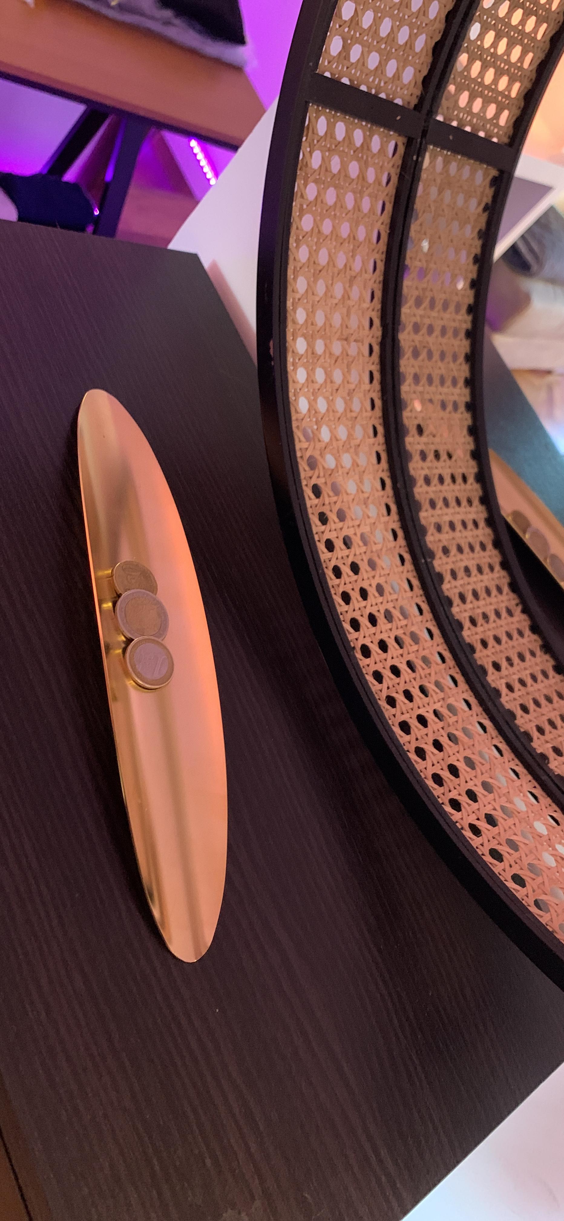 Alessi Ellipse ABI08 GD Contenitore Acciaio Oro