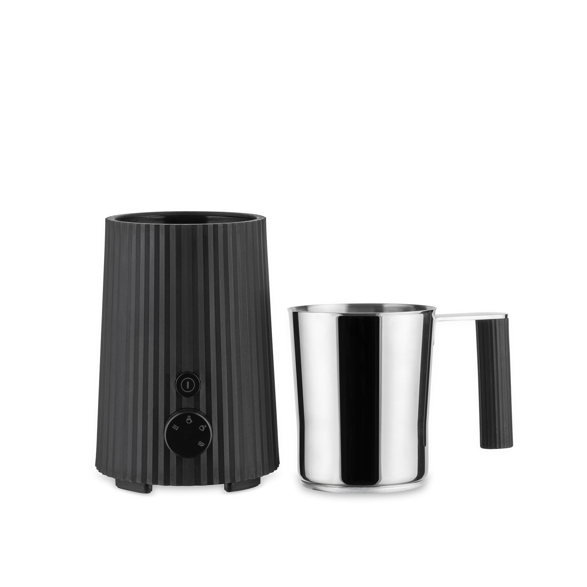 Alessi Plissé MDL13 B montalatte nero 35 cl induzione