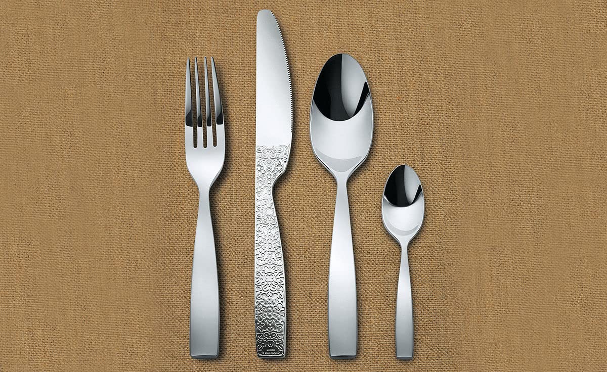 Alessi Dressed MW03/2 Forchetta da Tavola Acciaio 19 cm