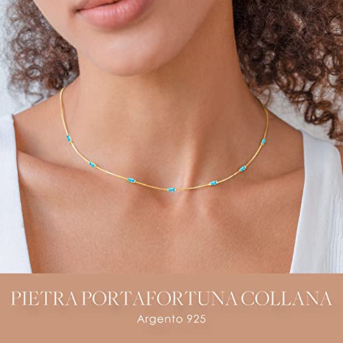Louisa Secret Necklaces Collana Donna Baguette Argento 925 Oro