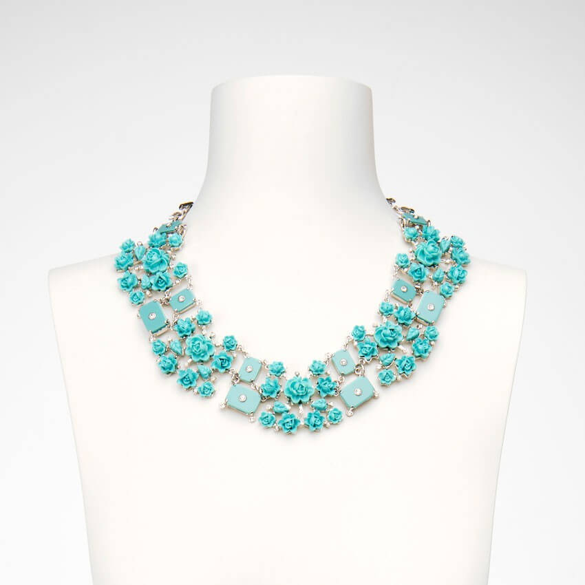 Chic Ad Hoc Collana Girocollo Turchese Donna