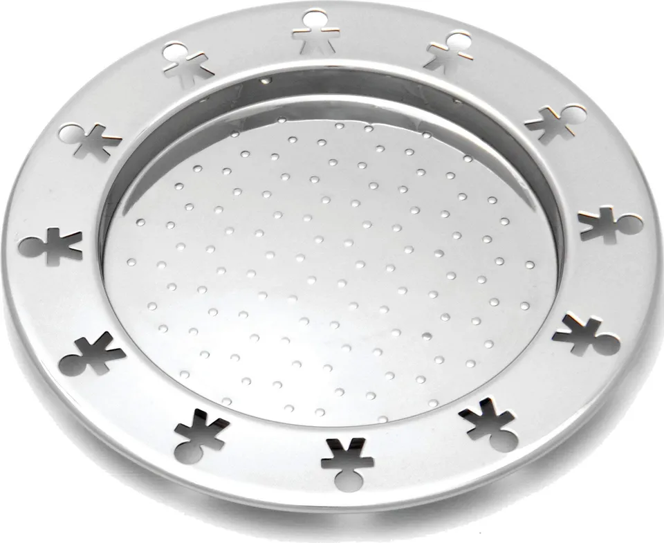 Alessi Girotondo AKK80/15 sottobottiglia acciaio set 2 pezzi