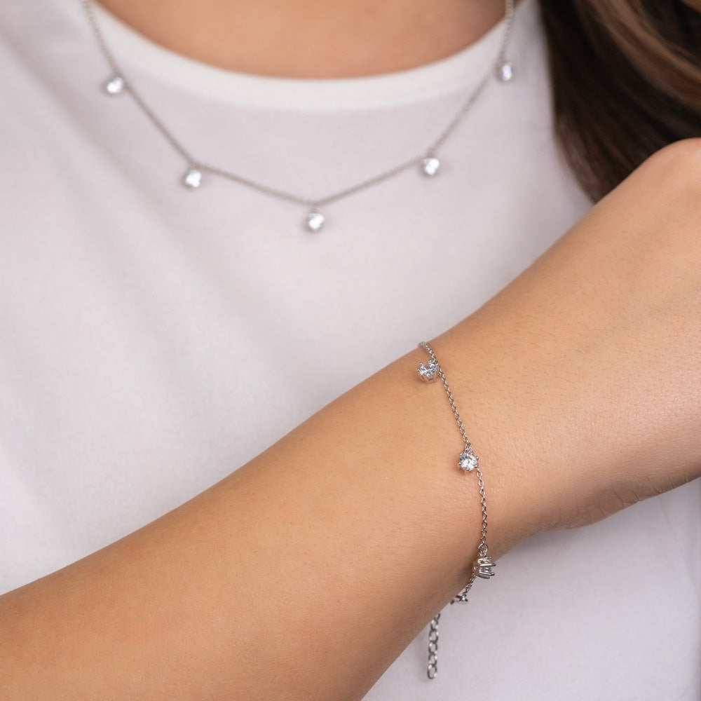 Engelsrufer Shiny bracciale argento 925 zirconia donna