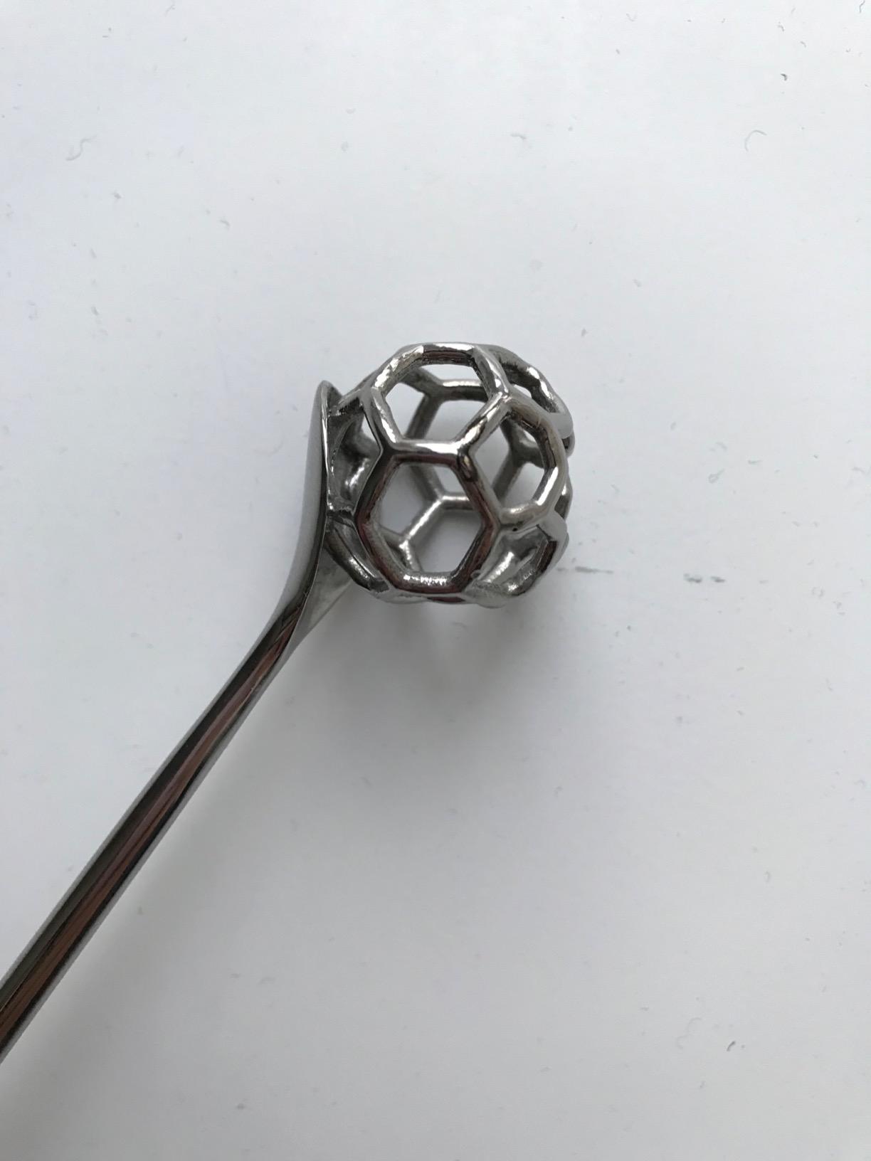 Alessi Acacia dosatore miele acciaio 16 cm