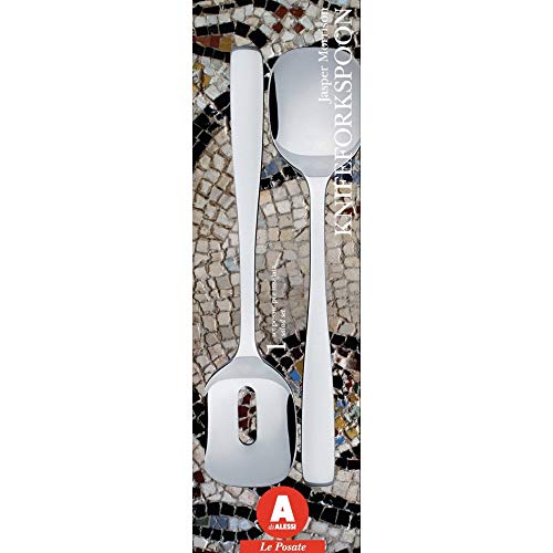 Alessi AJM22/14 posate insalata acciaio 18/10 set 2 da 25 cm