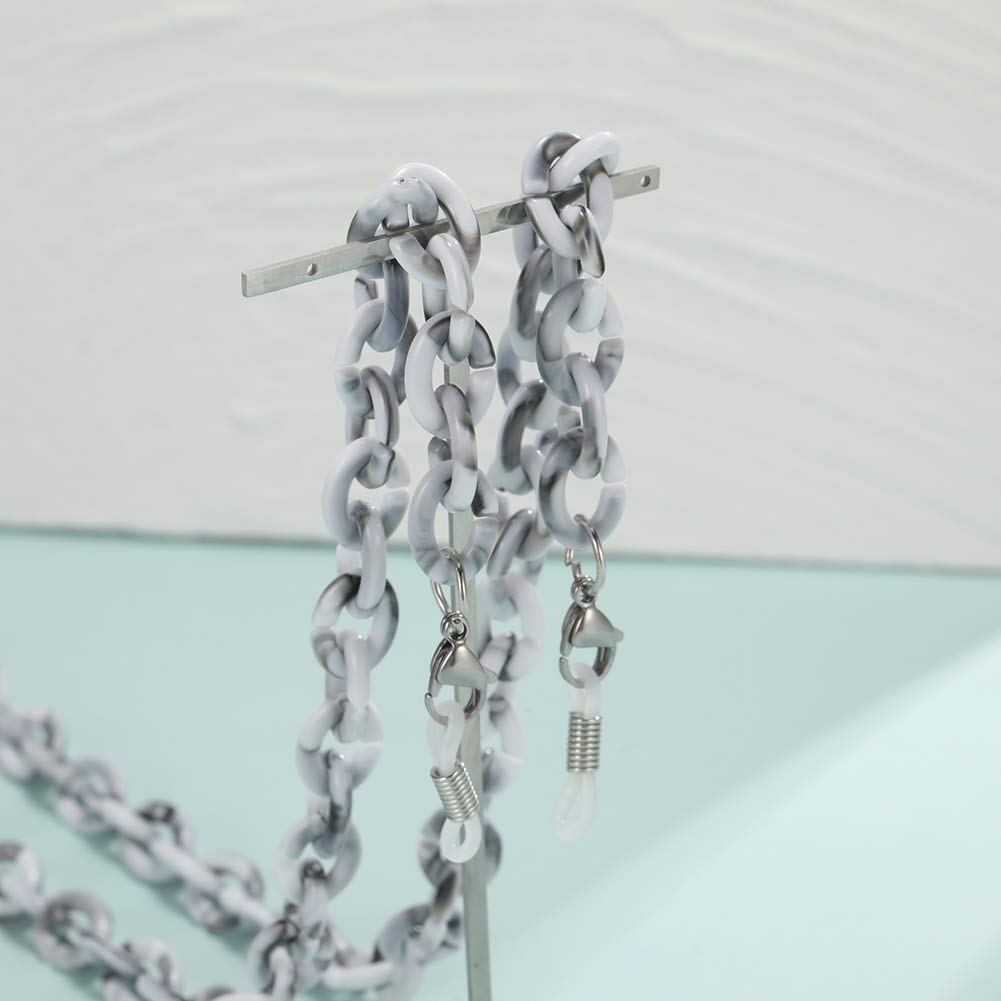 EUEAVAN Eyeglass Chains catenella occhiali rosso grande