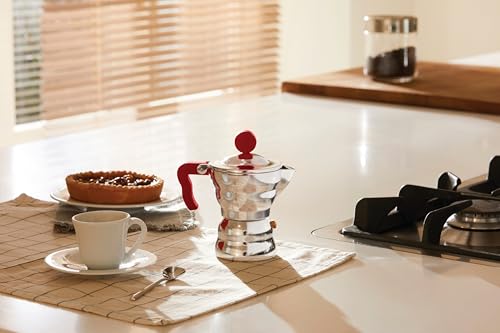 Alessi caffettiera moka alluminio 1 tazza 7 cl