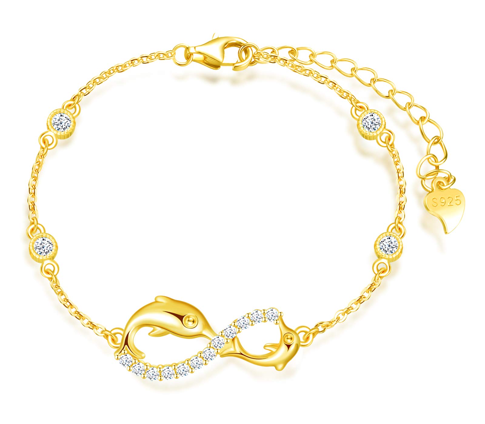 INFINIONLY Fashion Bracelets bracciale argento 925 stella