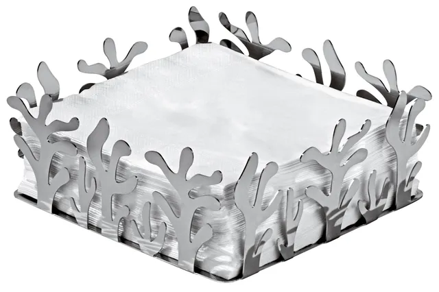 Alessi Mediterraneo ESI18 Portasalviette Acciaio Silver Lucido