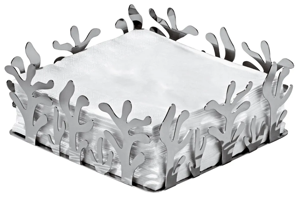 Alessi Mediterraneo ESI18 Portasalviette Acciaio Silver Lucido