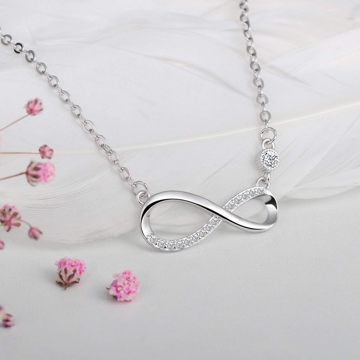 Infinionly Fashion Necklaces collana infinito argento 925 Silver