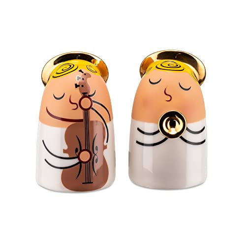 Alessi Angels Band AMGI26 statuine porcellana presepe 5 cm