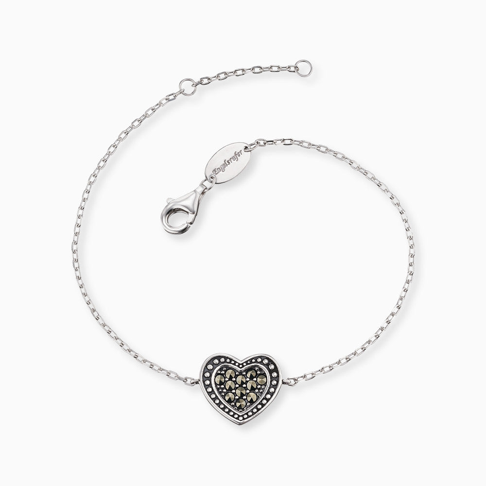 Engelsrufer Set Orologio Fiore + Bracciale Cuore Marcasite