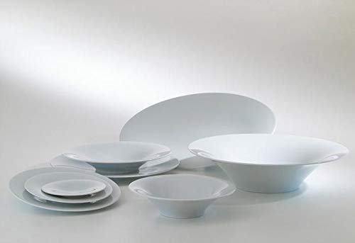 Alessi Tavola TI05/5 KU Piatto Colazione Porcellana 4 Pezzi