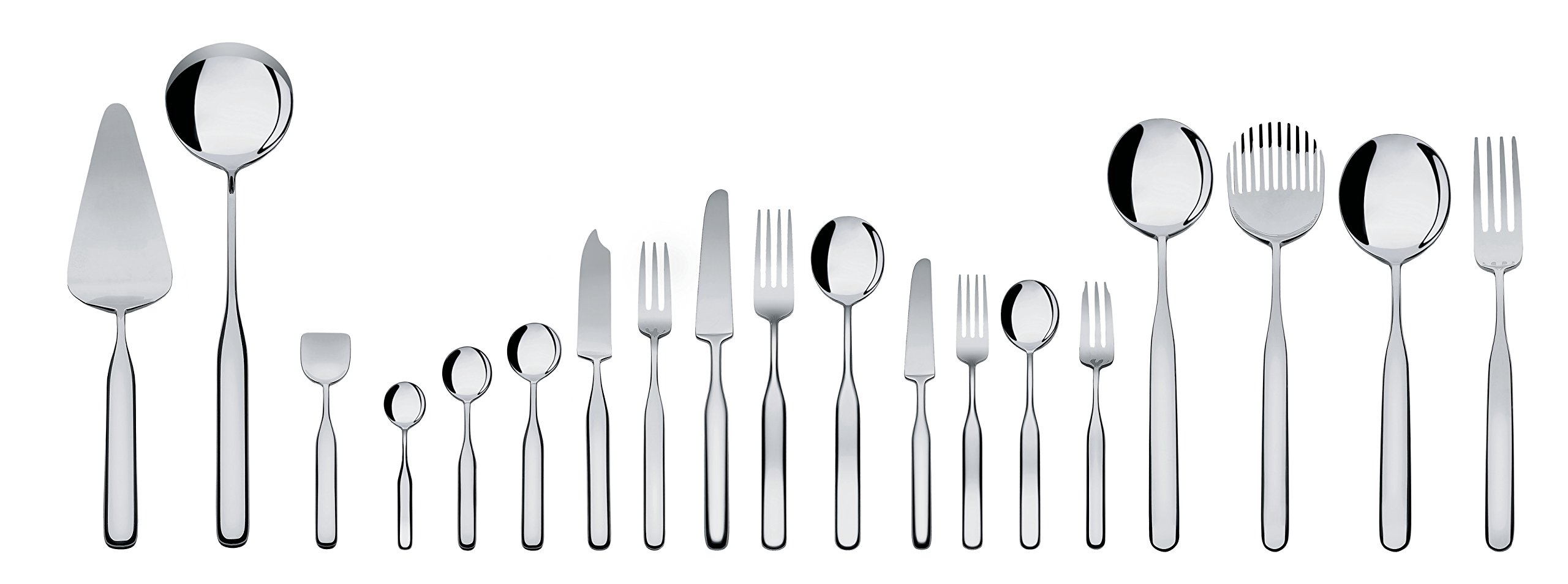 Alessi Collo-Alto IS02/14 posate insalata acciaio lucido