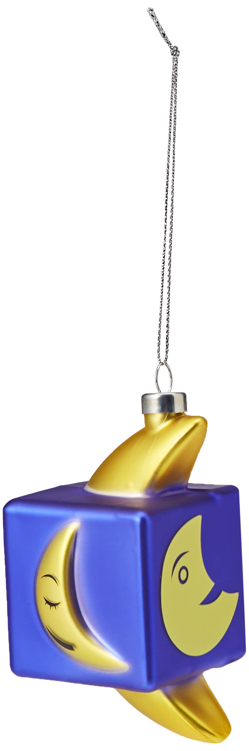 Alessi Mooncube GJ02 8 pallina Natale luna vetro