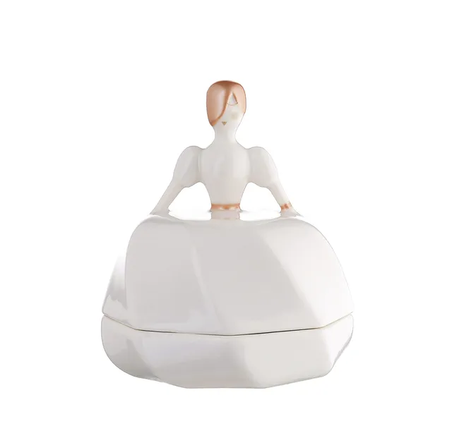 Alessi AAA02 La Petite Mariée Bomboniera Porcellana Multicolore